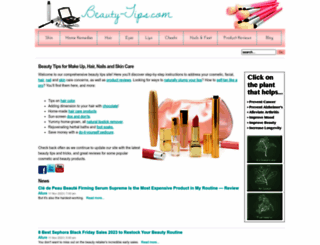 beauty-tips.com screenshot