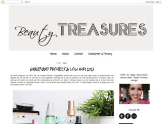 beauty-treasures.blogspot.be screenshot