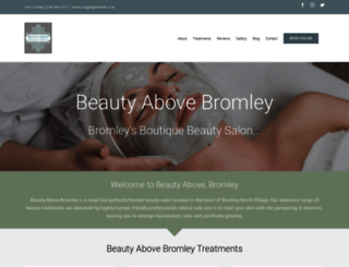 beautyabovebromley.co.uk screenshot