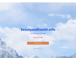 beautyandhealth.info screenshot
