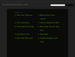 beautyandskintips.com screenshot
