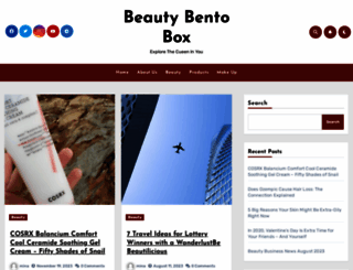 beautybentobox.com screenshot