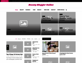 beautybloggeronline.com screenshot