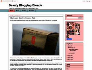 beautybloggingblonde.blogspot.de screenshot