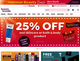 beautybrands.com screenshot