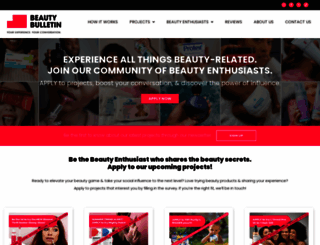 beautybulletin.com screenshot