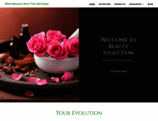 beautyevolution.com screenshot