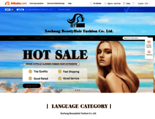 beautyhair.en.alibaba.com screenshot