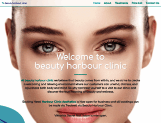 beautyharbourclinic.com screenshot