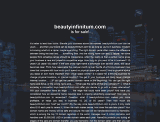 beautyinfinitum.com screenshot