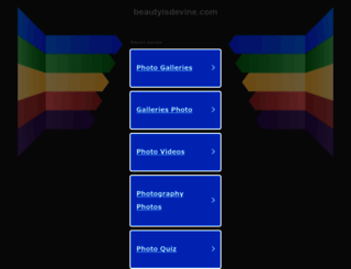 beautyisdevine.com screenshot