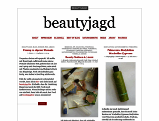 beautyjagd.wordpress.com screenshot
