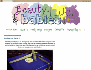 beautylifeandbabies.blogspot.co.uk screenshot