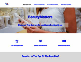 beautymatters.ie screenshot