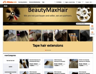 beautymaxhair.en.alibaba.com screenshot