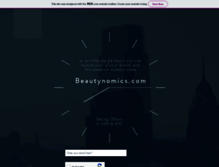 beautynomics.com screenshot