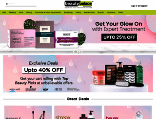 beautypalace.in screenshot