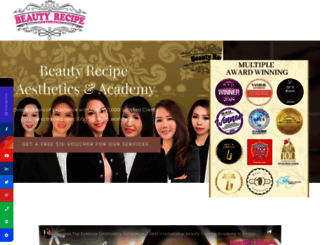 beautyrecipe.com.sg screenshot