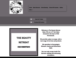 beautyretreat-portsmouth.co.uk screenshot
