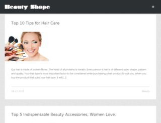 beautyshope.com screenshot