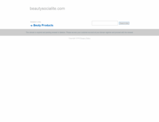 beautysocialite.com screenshot