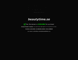 beautytime.se screenshot