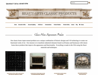 beaux-artsclassicproducts.com screenshot