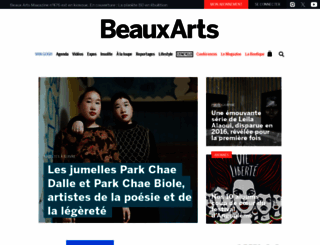 beauxartsmagazine.com screenshot