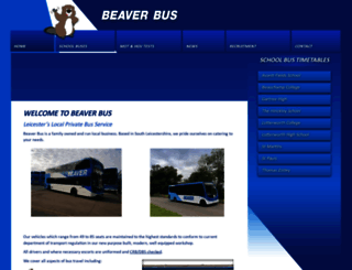 beaver-bus.co.uk screenshot
