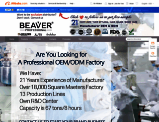 beaver.en.alibaba.com screenshot