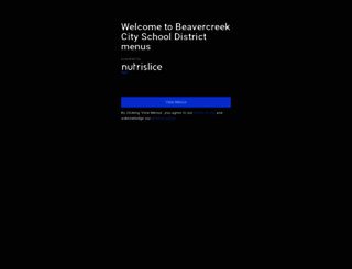 beavercreek.nutrislice.com screenshot