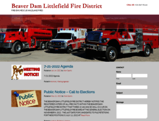 beaverdam-littlefieldfire.org screenshot