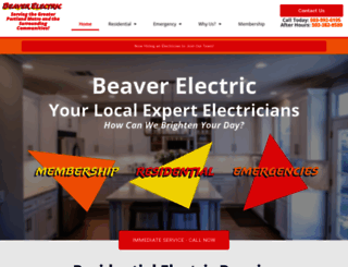beaverelectricnw.com screenshot