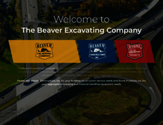beaverexcavating.com screenshot