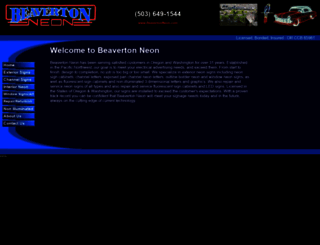 beavertonneon.com screenshot