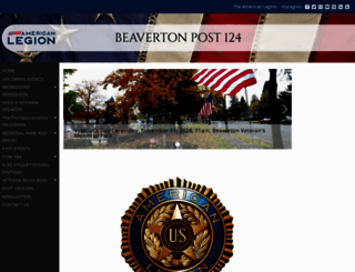 beavertonpost124.org screenshot