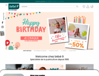 bebe9-shop.com screenshot