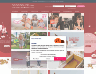 bebeboutik.com screenshot