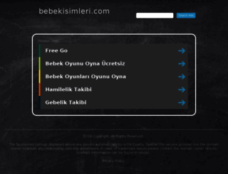 bebekisimleri.com screenshot