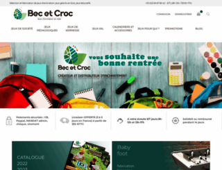 bec-et-croc.com screenshot