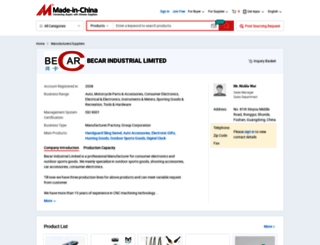 becarindustrial.en.made-in-china.com screenshot