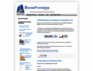 becaspronabes.blogspot.mx screenshot