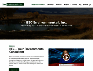 becenvironmental.com screenshot