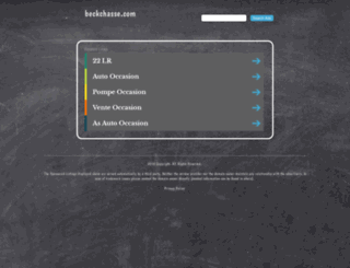 beckchasse.com screenshot