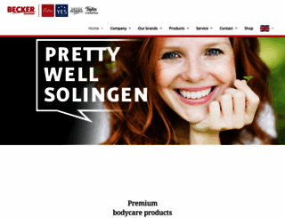 becker-solingen.com screenshot