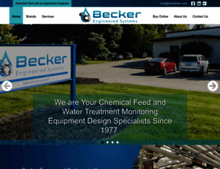beckerequipmentstore.com screenshot