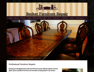 beckerfurniturerepair.com screenshot