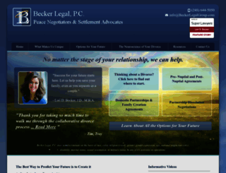 beckerlegalgroup.com screenshot