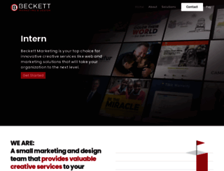 beckettmarketing.com screenshot