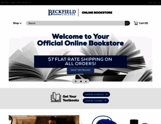 beckfield.ecampus.com screenshot